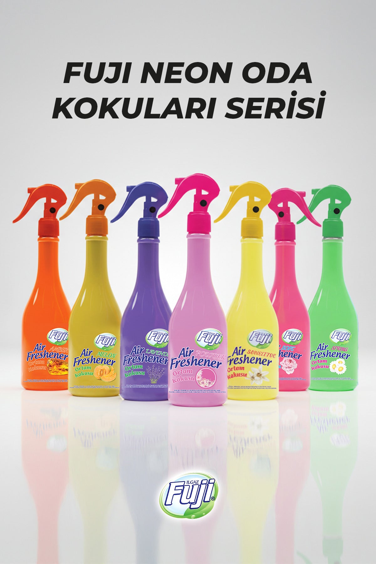 Soft & Sensitive & Spring & Lavanta & Amber & Kavun & Pudra - 400 ml | Air Freshener Neon Koku Seti