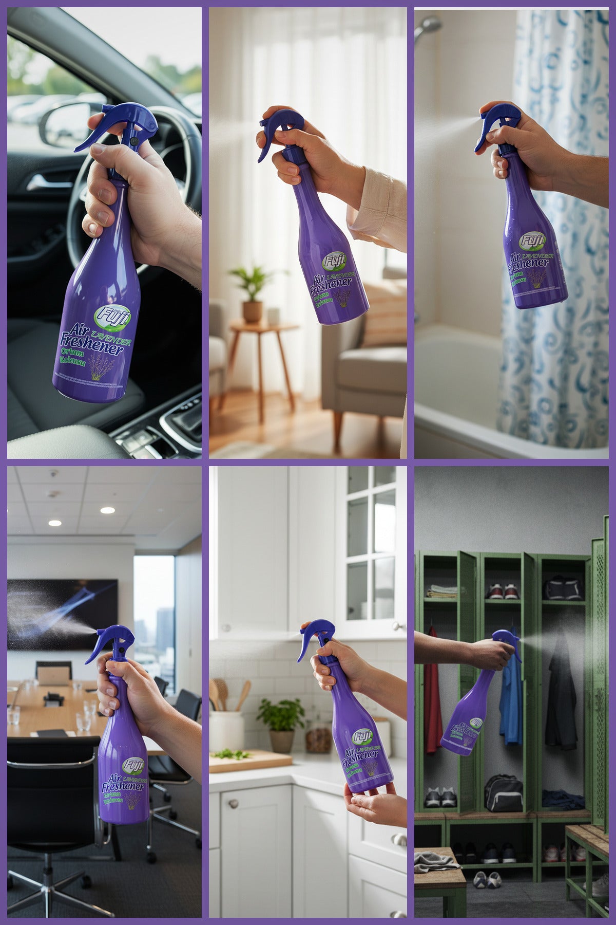 Lavanta Oda Spreyi 400 ml - Air Freshener Neon Ortam Kokusu