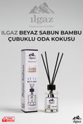 Beyaz Sabun Çubuklu Oda Kokusu 110 Ml White Soap Parfum Ferahlatıcı Ortam Kokusu Kalıcı Parfümlü