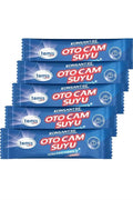 Konsantre Oto Cam Suyu 5 Adet = 20 Lt - Kir, Yağ, Çamur Önleyici, Yeni Nesil Etkili Formül