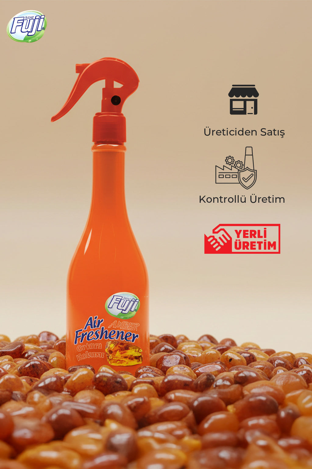 Amber Oda Spreyi 400 ml - Air Freshener Neon Amber Ortam Kokusu