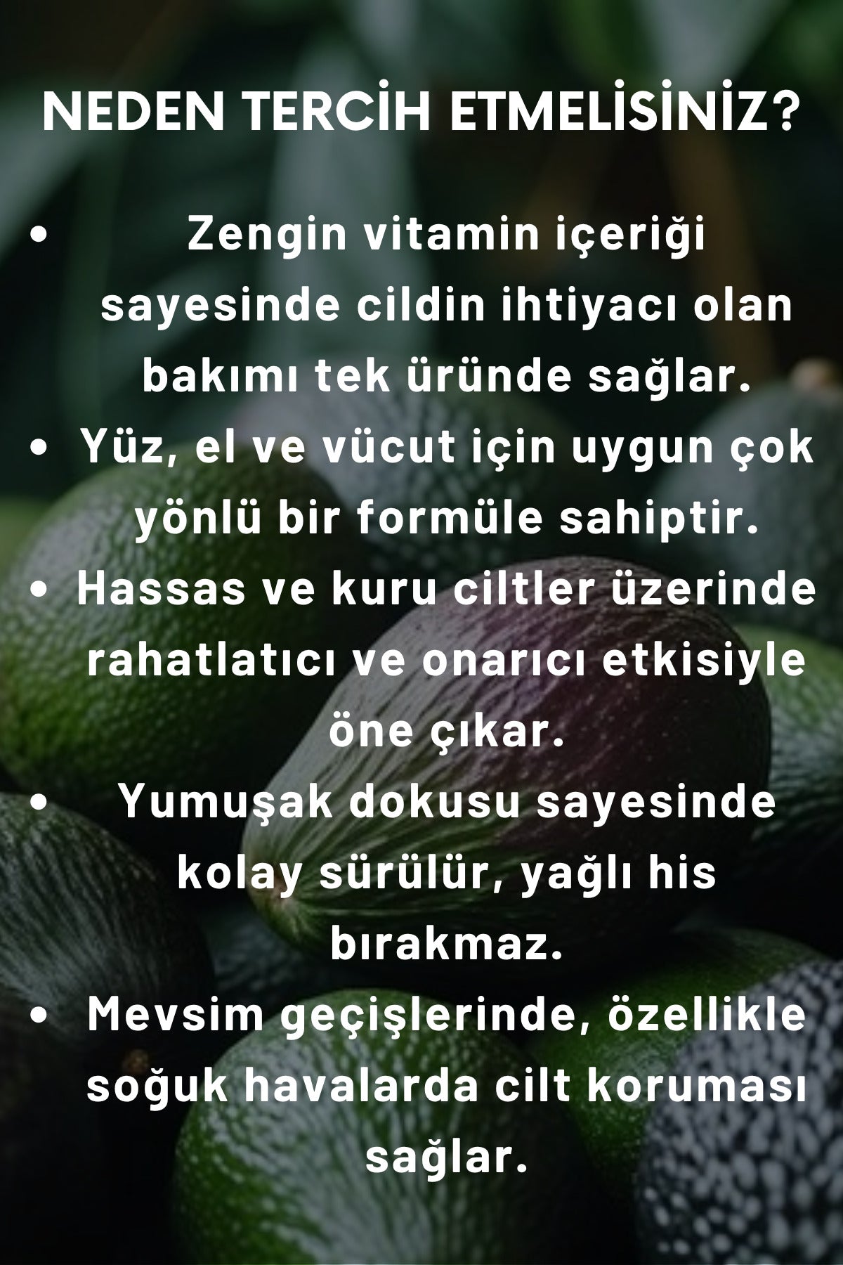 Avokado Özlü El, Yüz Ve Vücut Bakım Kremi 250 ml | Vitaminli Yağlar Serisi - Yoğun Nem Terapisi