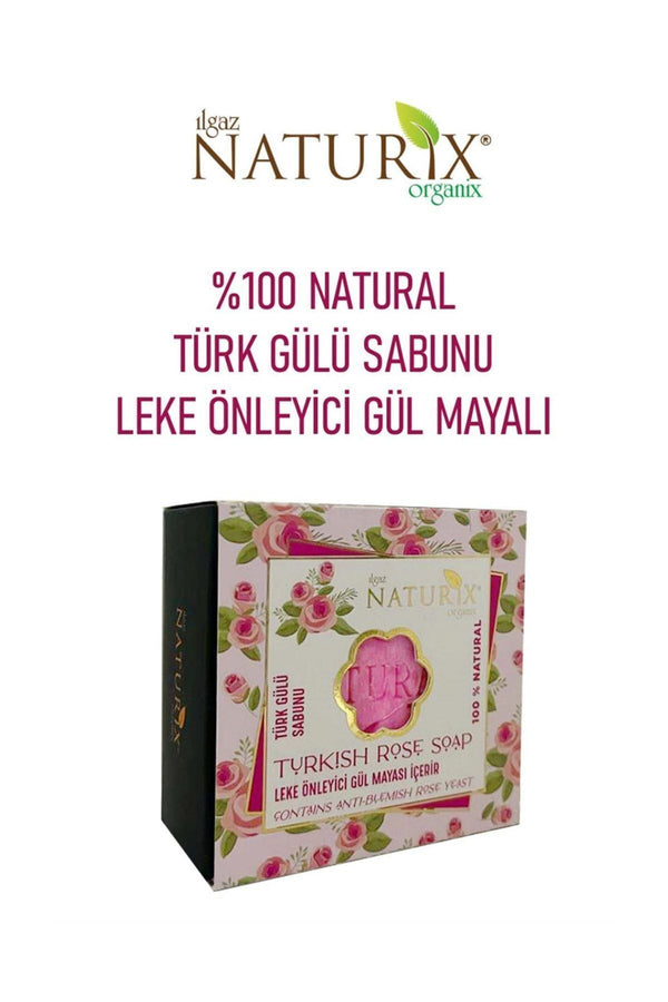 Gül Özlü Sabun 125 gr | Cildi Tazeleyen Ve Yatıştıran Doğal Sabun