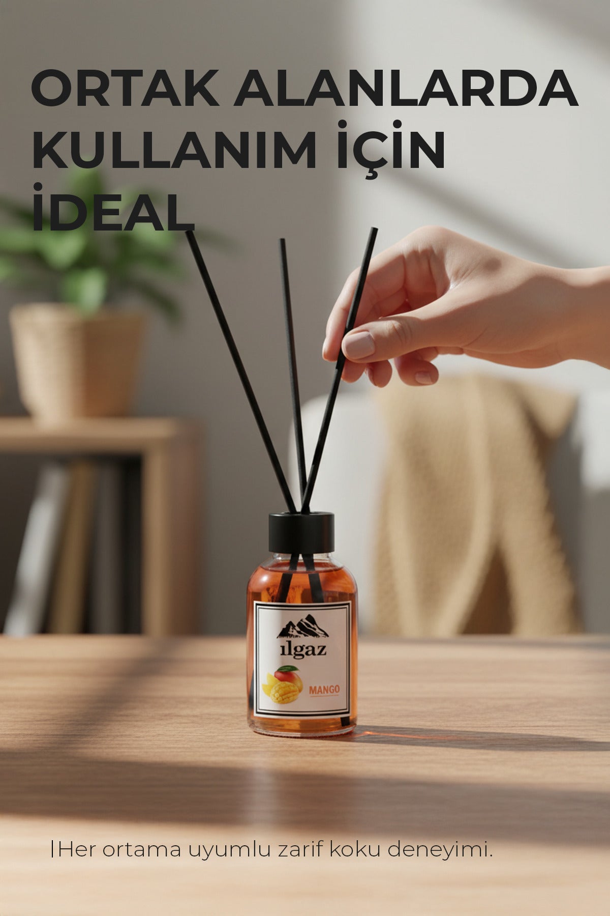 Mango Bambu Çubuklu Oda Kokusu 110 ml | Red Diffuser Mangue Meyveli Ortam Kokusu