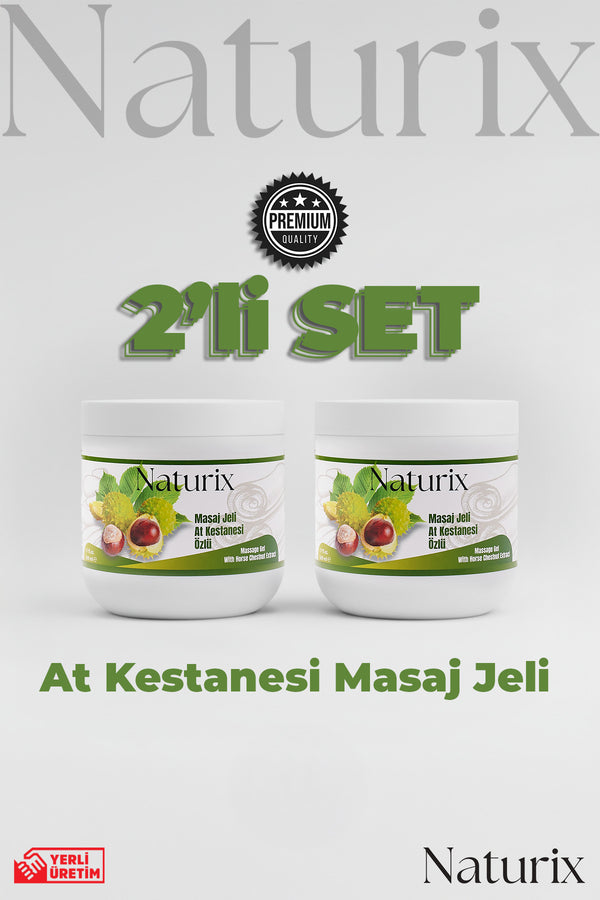 At Kestanesi Balsamı Masaj Jeli 2'li Eko Set - 500 ml
