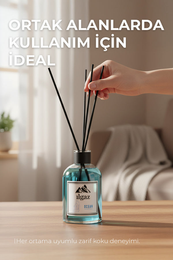 Okyanus Esintisi Bambu Çubuklu Oda Kokusu 110 ml | Red Diffuser Ocean Ortam Kokusu