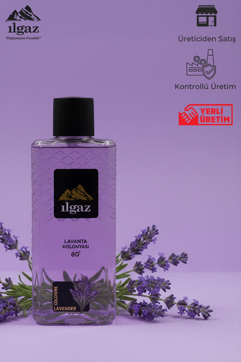 Lavanta Kolonyası 4'lü Set 80 Derece 400 ml | Elegance Series