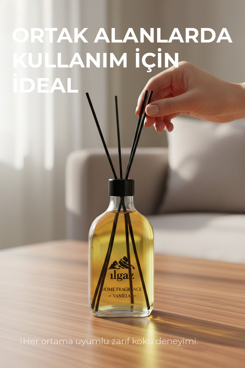 Vanilya Bambu Çubuklu Oda Kokusu 200 ML | XL Red Diffuser