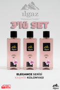 Kaşmir Kolonyası 3'lü Set 80 Derece 400 ml | Elegance Series
