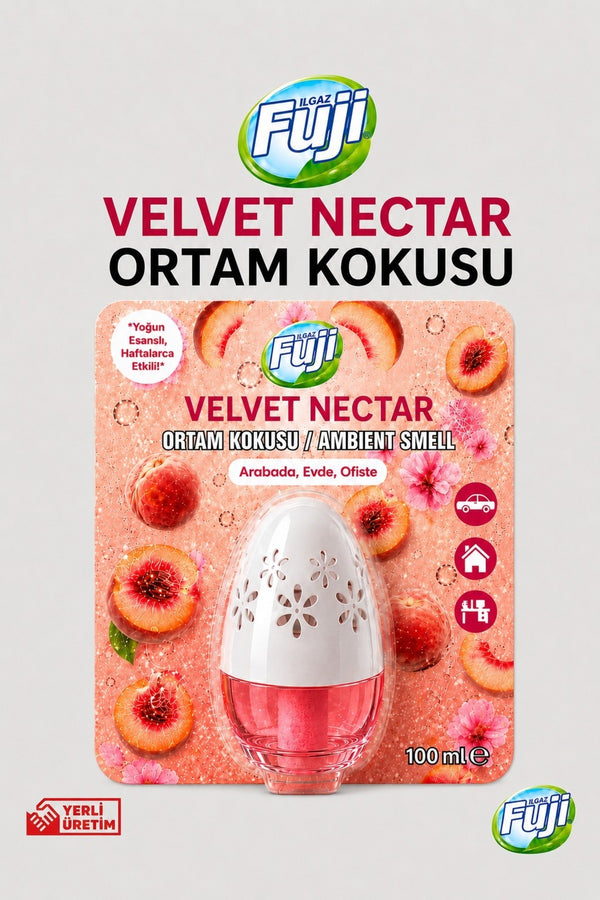 Şeftali Kokulu Araç, WC, Oda ve Ortam Kokusu 100 ml | Velvet Nectar Kalıcı Kavanoz Koku