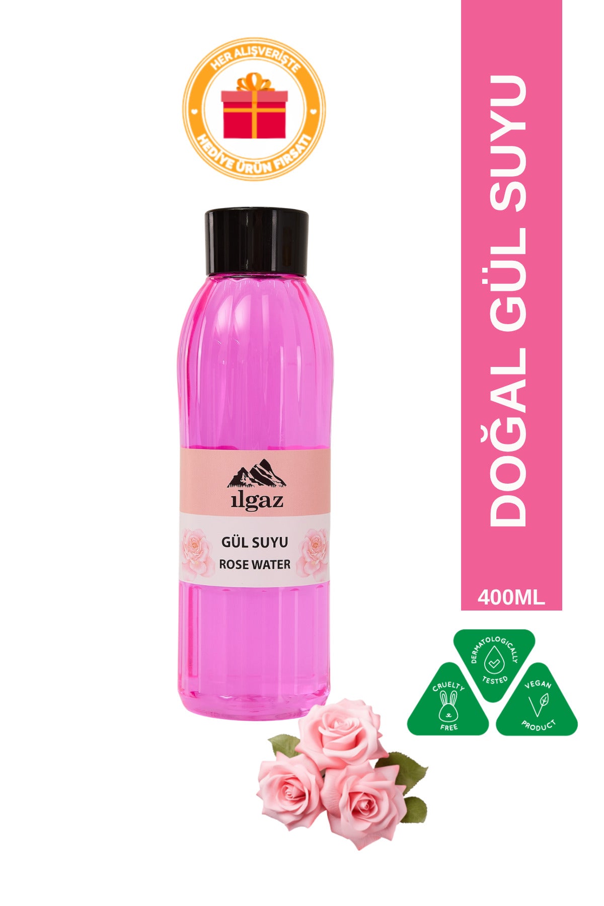 Klasik Gül Suyu | Ferahlatıcı Ve Canlandırıcı Bakım - 400 ml