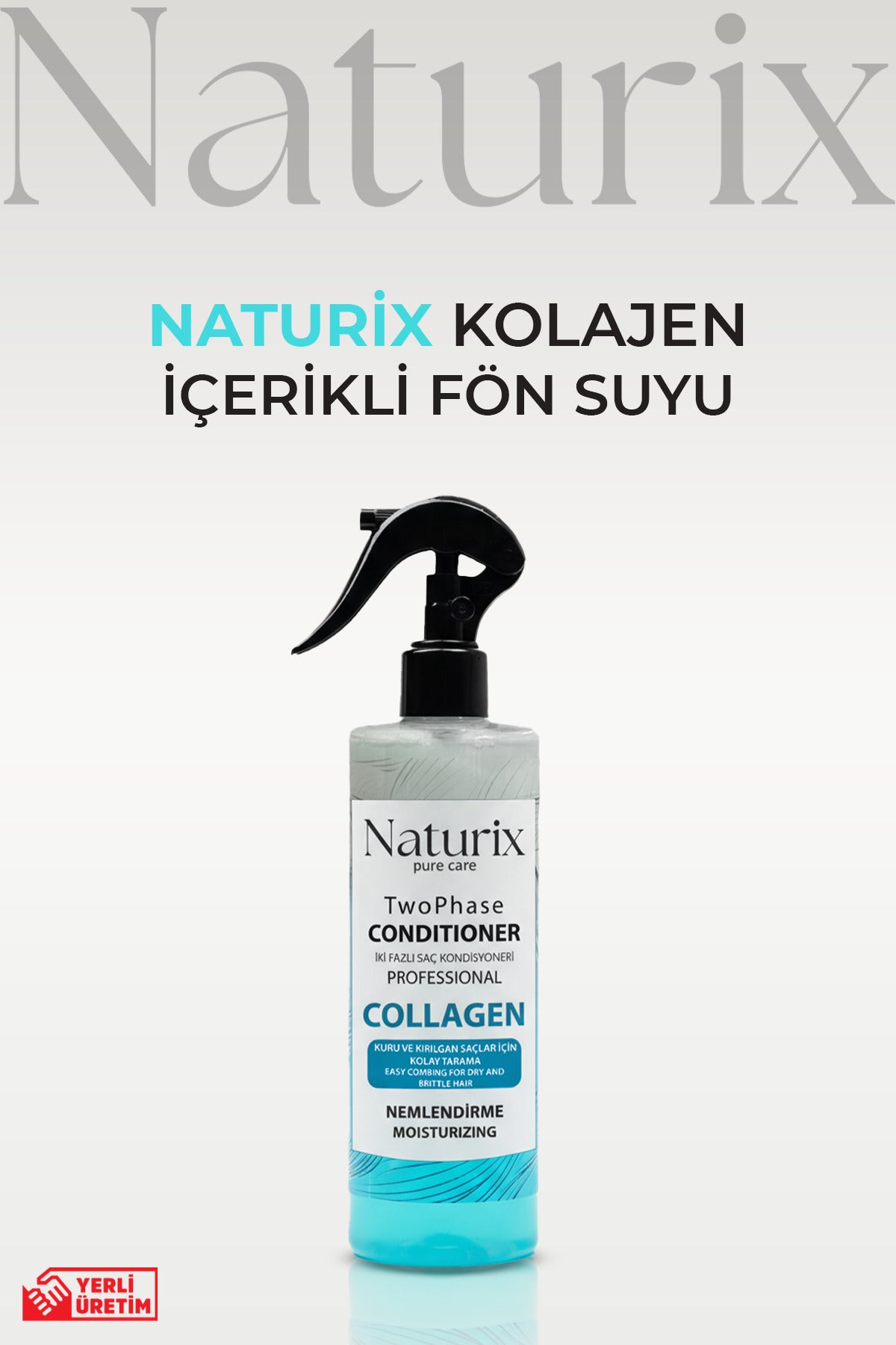 Collagen Iki Fazlı Saç Bakım Ve Fön Suyu 400 ml - Yoğun Nemlendirme ve elastikiyet