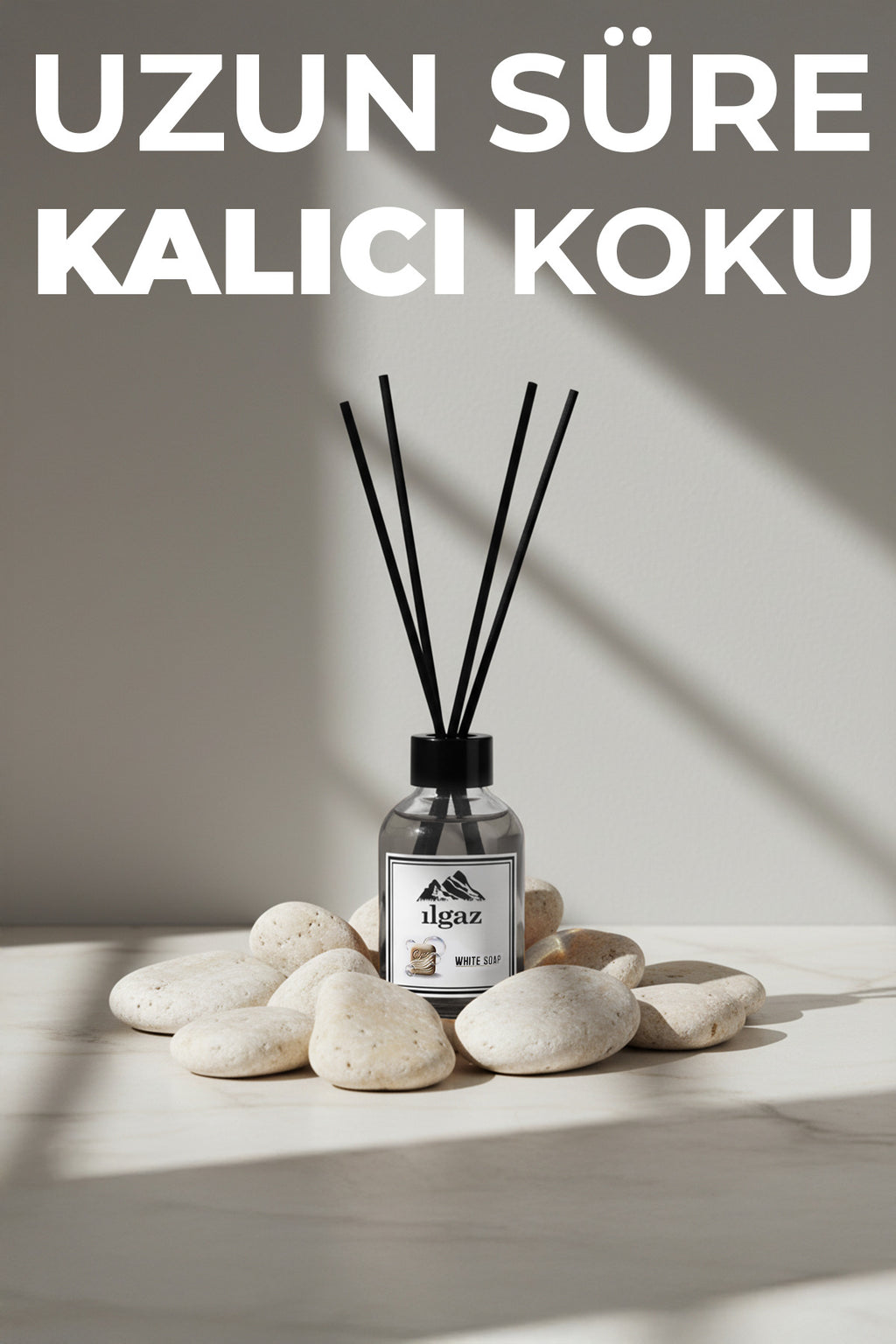 Beyaz Sabun Çubuklu Oda Kokusu 110 Ml White Soap Parfum Ferahlatıcı Ortam Kokusu Kalıcı Parfümlü