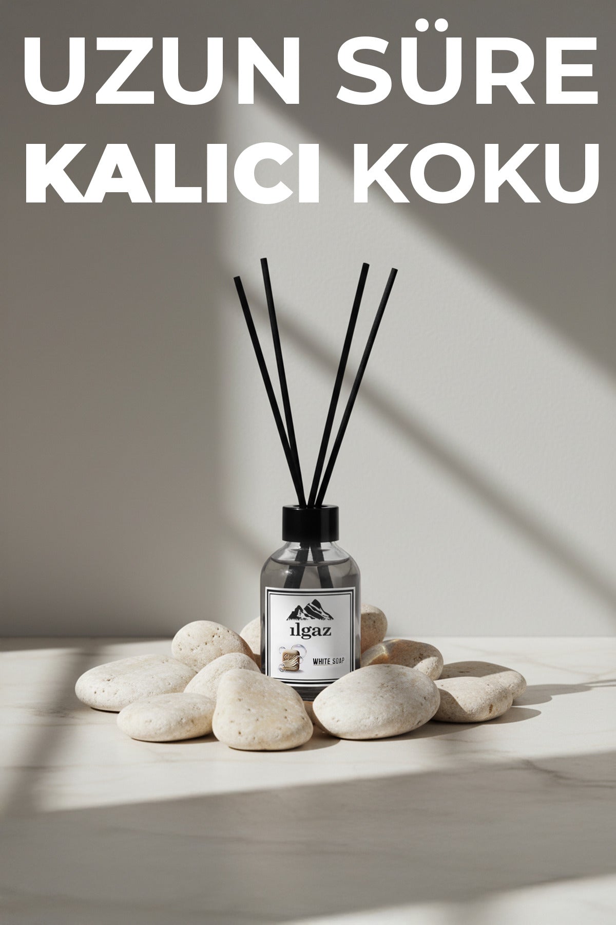 Beyaz Sabun Çubuklu Oda Kokusu 110 Ml White Soap Parfum Ferahlatıcı Ortam Kokusu Kalıcı Parfümlü