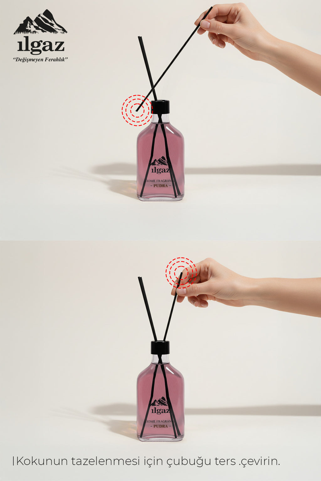 Pudra Bambu Çubuklu Oda Kokusu 200 ML | XL Red Diffuser