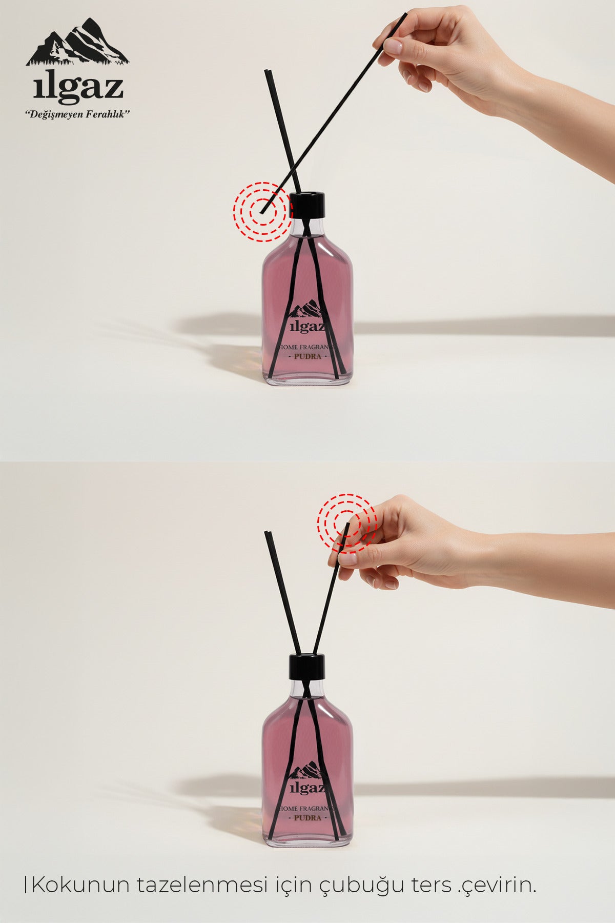 Pudra Bambu Çubuklu Oda Kokusu 200 ML | XL Red Diffuser
