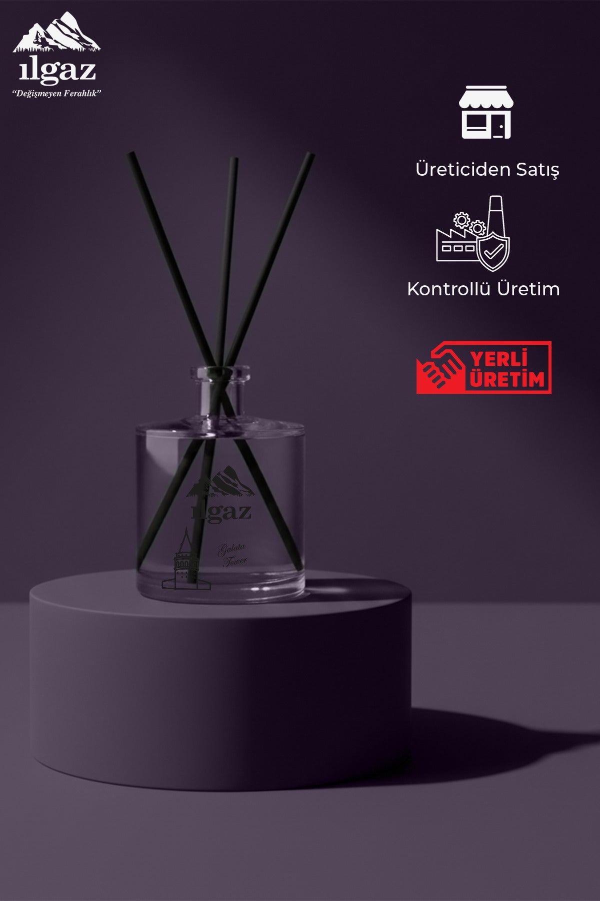 Galata Kulesi Bambu Çubuklu Oda Kokusu 500 ML | Türkiye Serisi