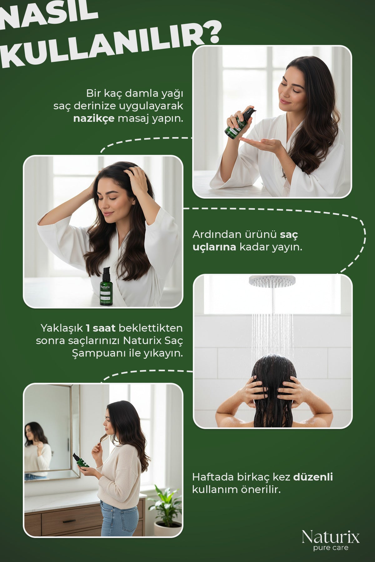 Biberiye Yağı %100 Doğal Dökülme Karşıtı, Saç Uzamasını Destekleyici ve Kepek Önleyici - 50 ml