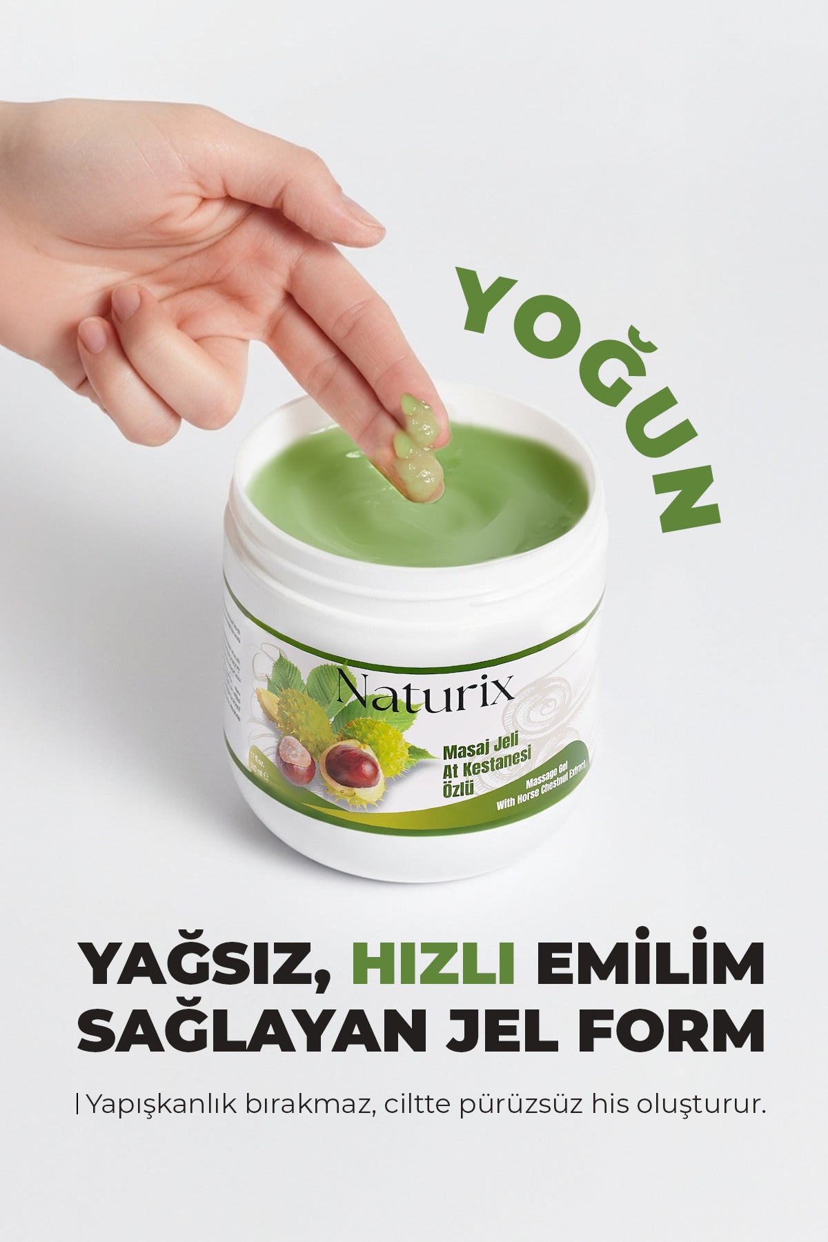 At Kestanesi Balsamı Masaj Jeli 2'li Eko Set - 500 ml