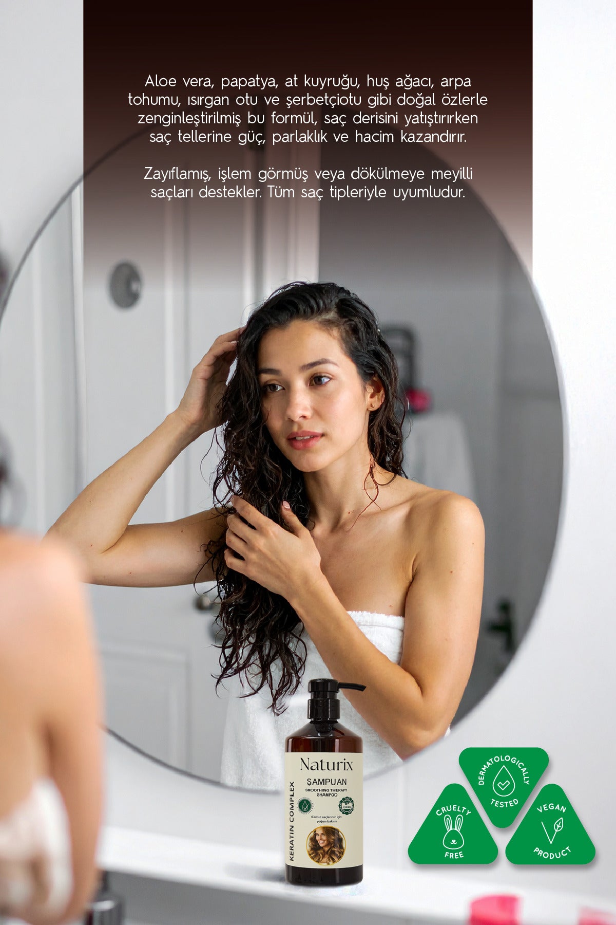 2'li Tuzsuz Keratin Şampuan 600 ml – Paraben, Fosfat Ve Tuz Içermez