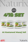 4'lü At Kestanesi Balsamı 500 ml - Serinletici & Rahatlatıcı Masaj Jeli