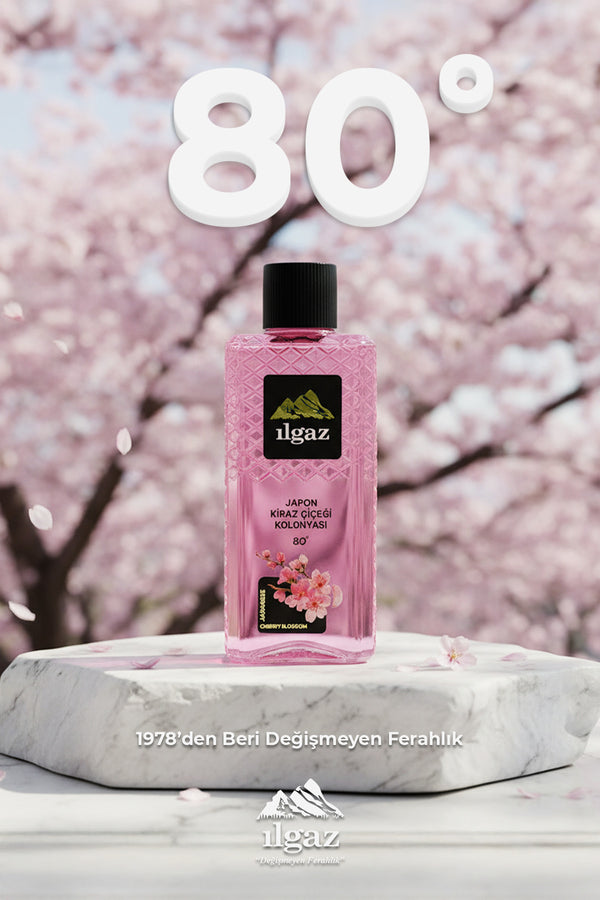 Japon Kiraz Çiçeği Kolonyası 4'lü Set 80 Derece 400 ml | Elegance Series