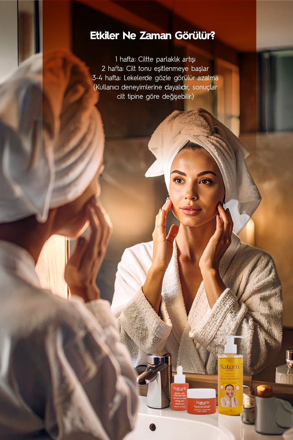 Kojik Asitli 3'lü Leke Karşıtı Bakım Seti | Yüz Temizleme Jeli 250 ml + Serum 30 ml + Krem 50 ml
