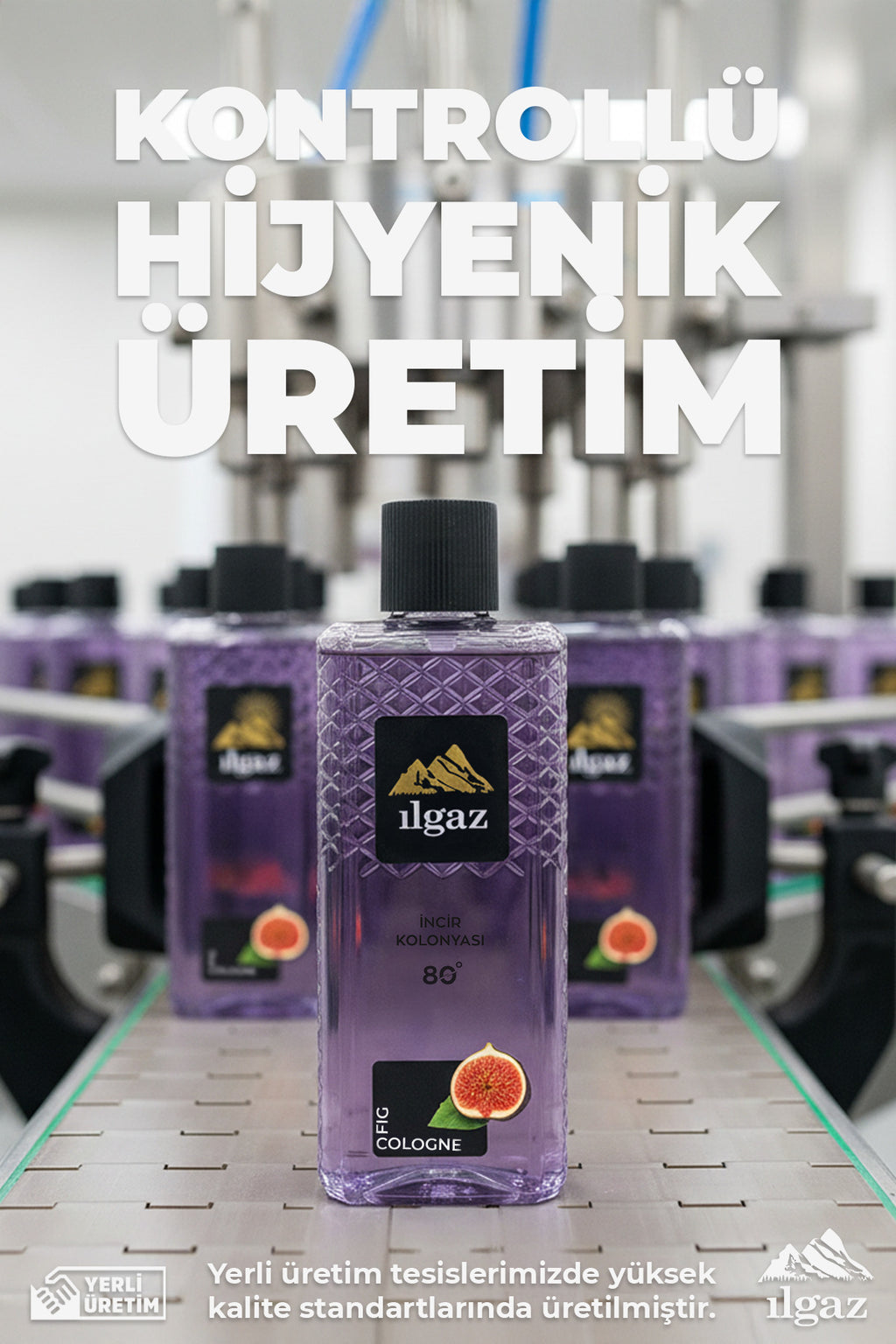 İncir Kolonyası 400 ml | 80 Derece, Meyvemsi & Zarif Koku Elegance Series