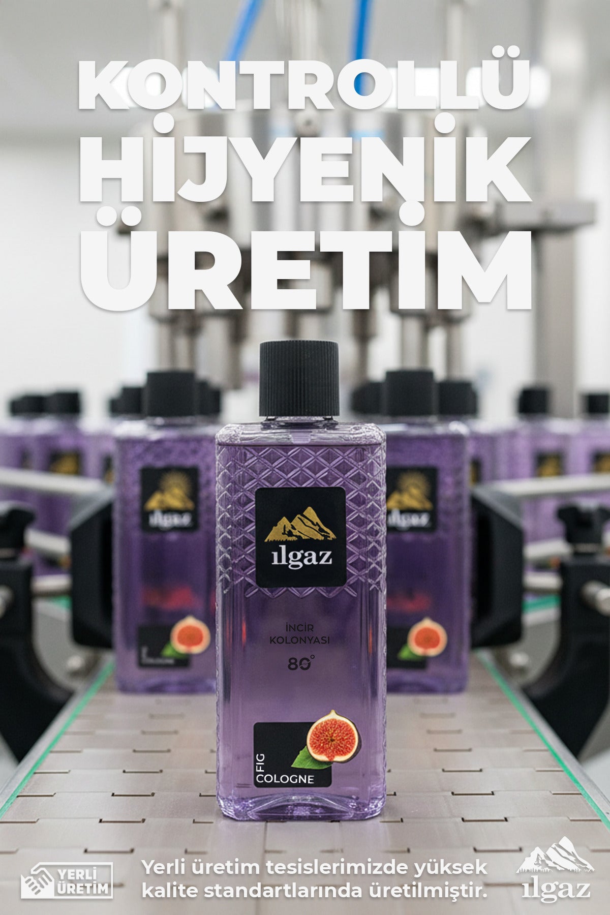 İncir Kolonyası 400 ml | 80 Derece, Meyvemsi & Zarif Koku Elegance Series