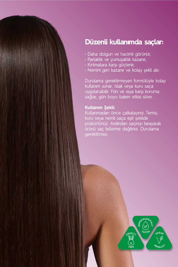 Keratin Sütü | Hacim, Parlaklık Ve Onarım Için Nemlendirici Ve Güçlendirici Saç Bakımı - 200 ml