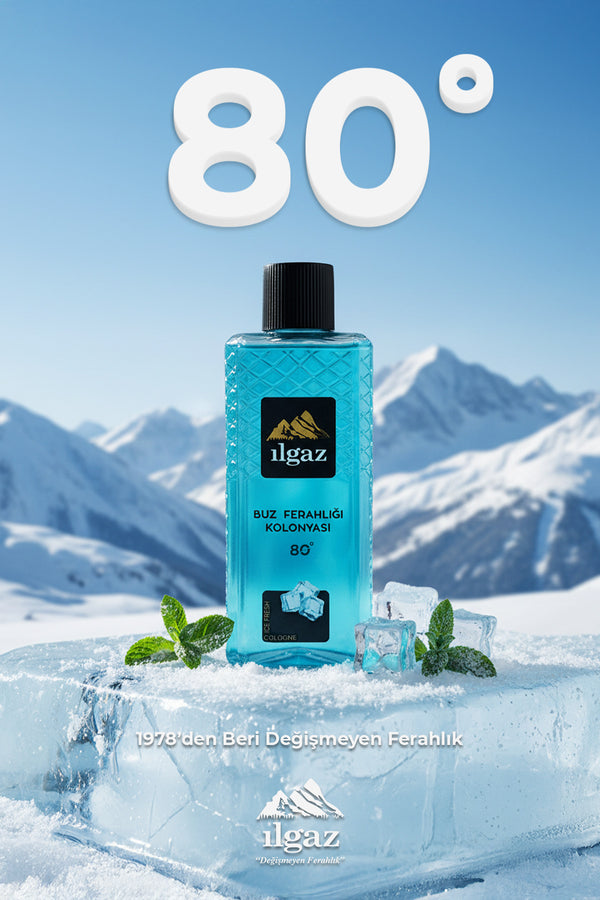 Buz Ferahlığı Kolonyası 4'lü Set 80 Derece 400 ml | Elegance Series