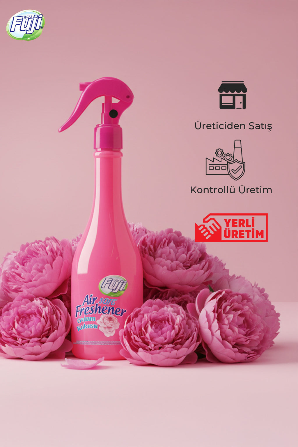 Soft Oda Spreyi 400 ml - Air Freshener Neon Pembe Çiçekler Kokusu