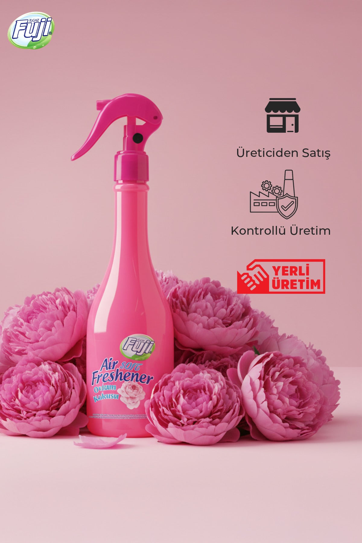 Soft Oda Spreyi 400 ml - Air Freshener Neon Pembe Çiçekler Kokusu