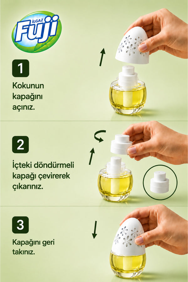 Limon Kokulu Araç, WC, Oda ve Ortam Kokusu 100 ml | Pure Lime Kalıcı Kavanoz Koku