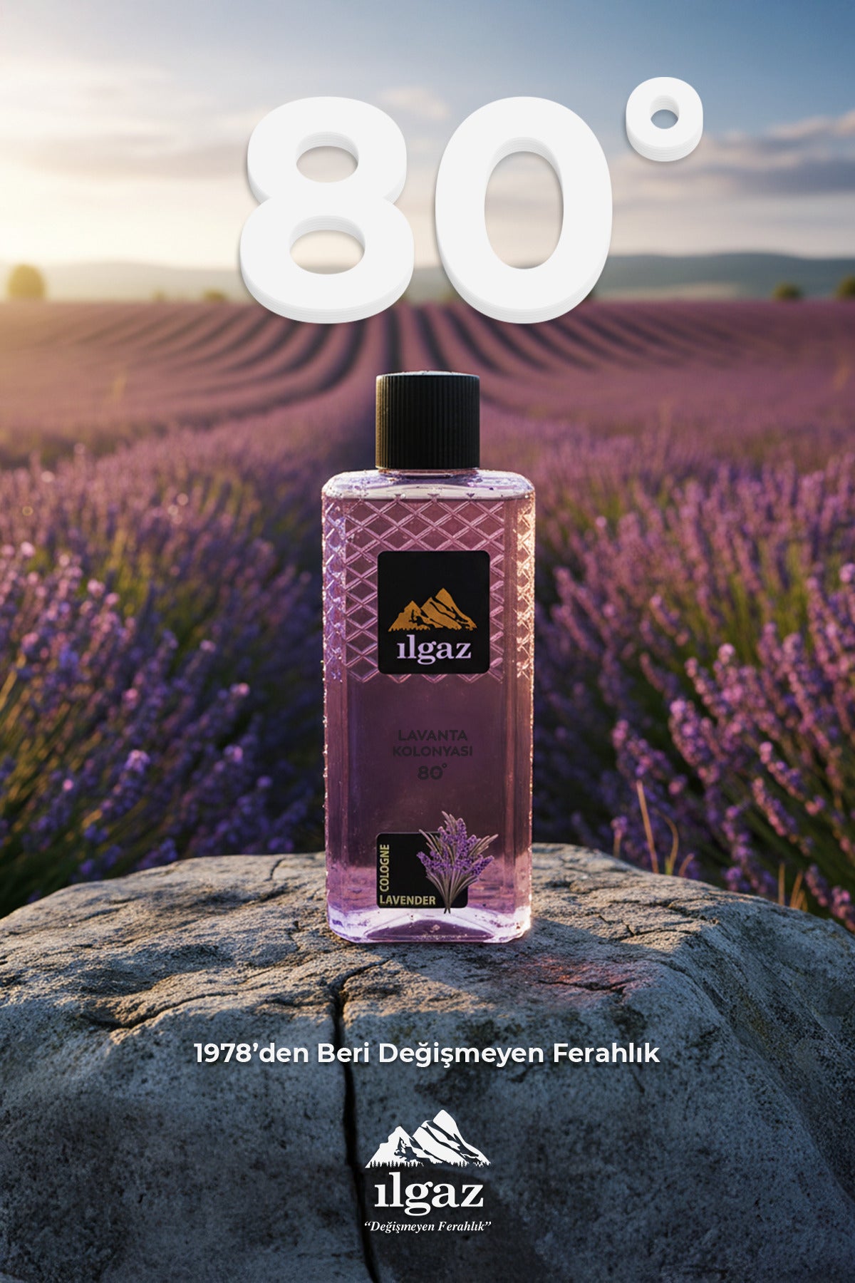 Lavanta Kolonyası 80 Derece | Elegance Series Ferahlatıcı Ve Kalıcı Koku - 400 ml