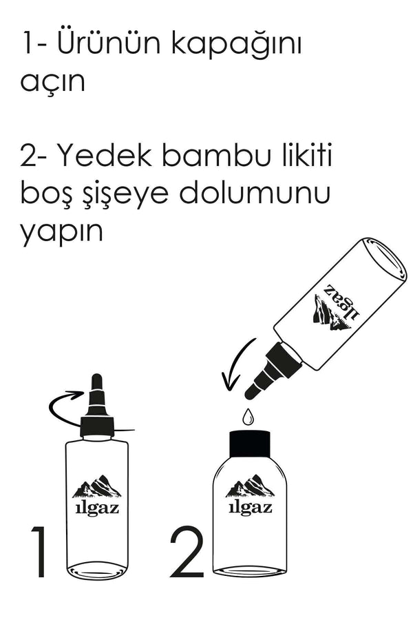 Okyanus Esintisi Bambu Çubuklu Oda Kokusu 110 ml & Okyanus Esintisi Yedek Likit Şişe 200 ml