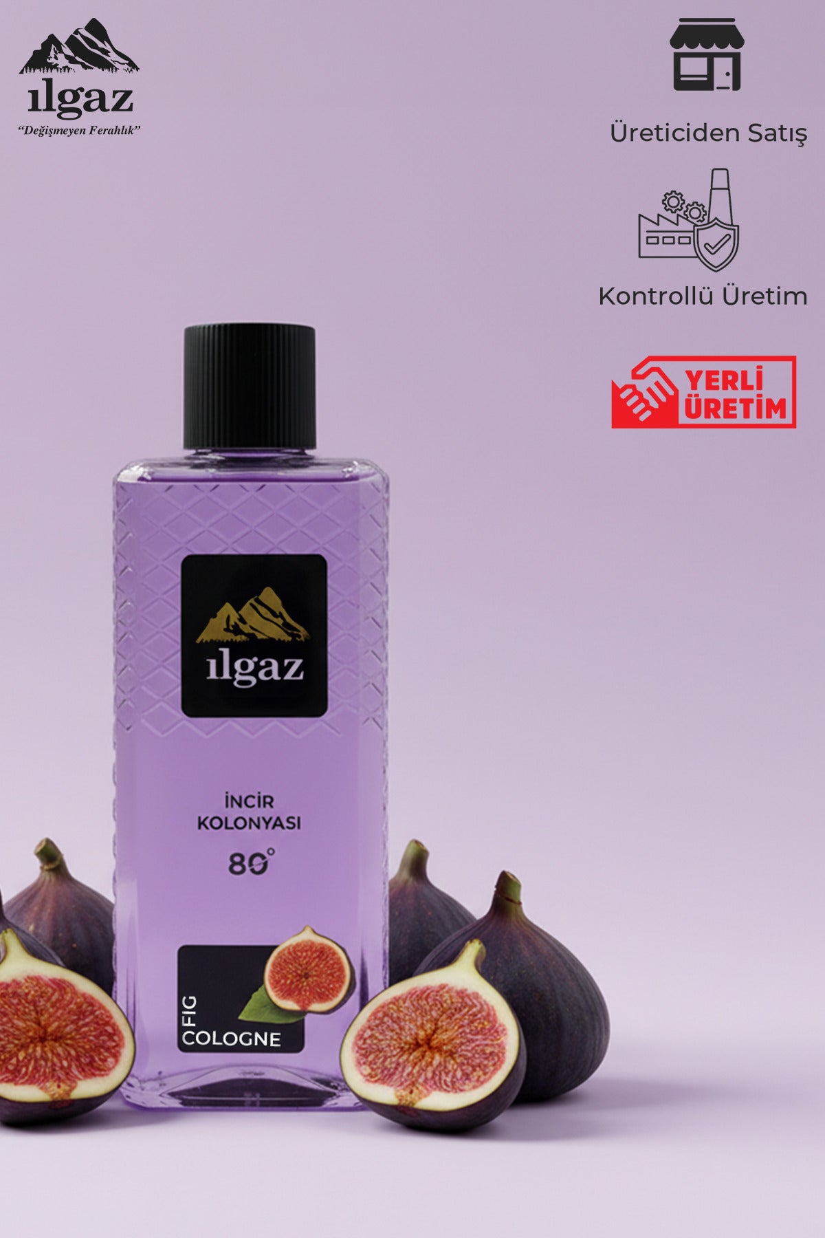 İncir Kolonyası 2'li Set 80 Derece 400 ml | Elegance Series