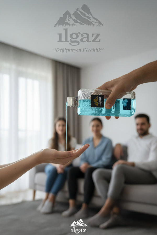 Buz Ferahlığı Kolonyası 4'lü Set 80 Derece 400 ml | Elegance Series