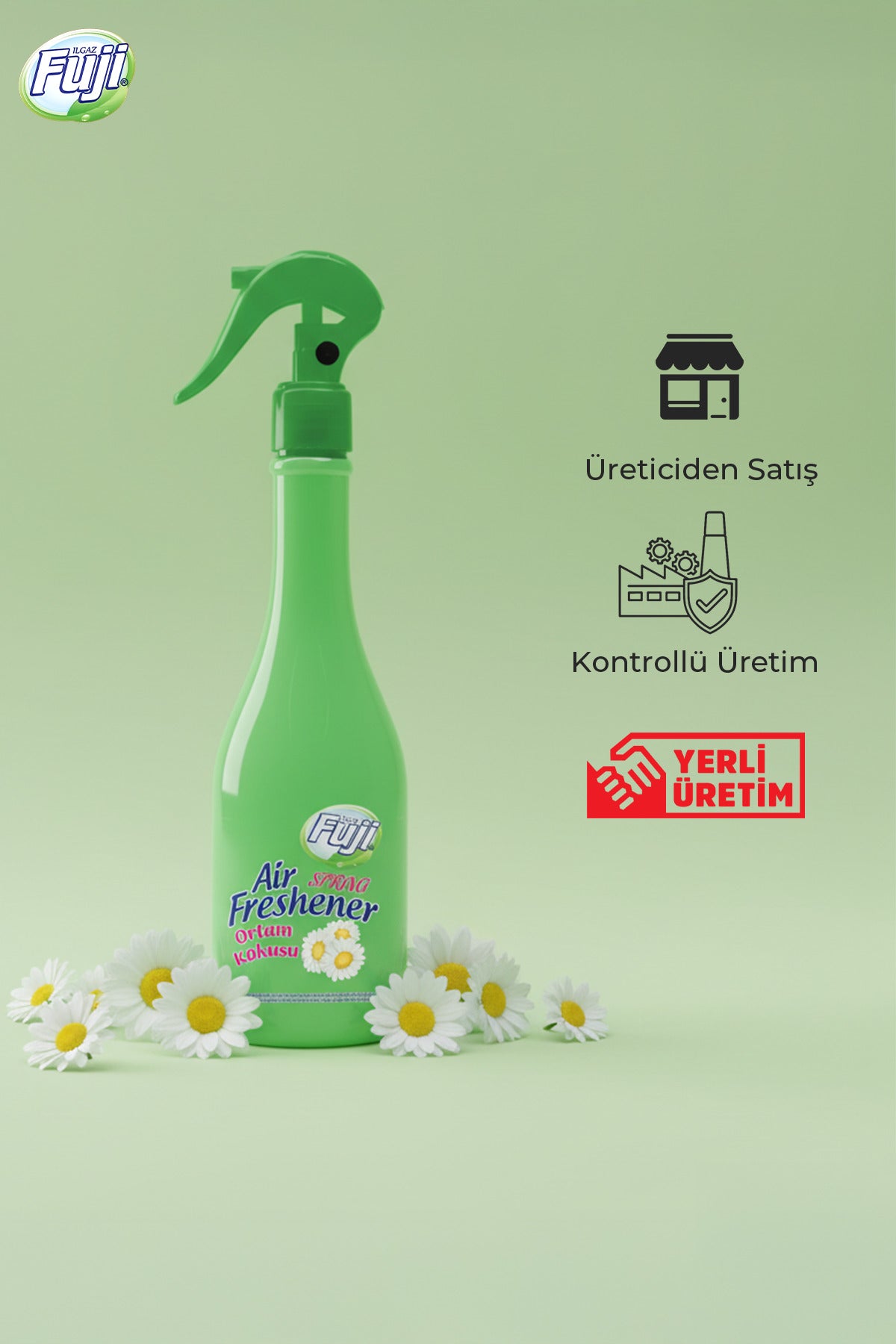 Spring Oda Spreyi 400 ml - Air Freshener Neon Beyaz Papatyalar Ortam Kokusu