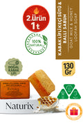 Kabak Lifli Keçi Sütü & Ballı Sabun 130 gr | Peeling Etkili, Kurutucu, Doğal Sabun
