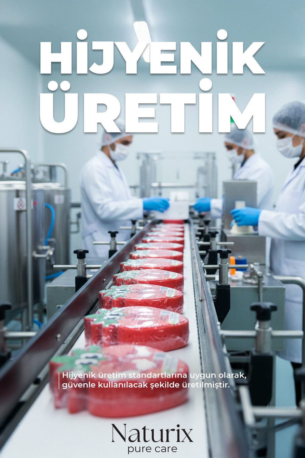 Çilek Şekilli Süngerli Çocuk Sabunu 130Gr