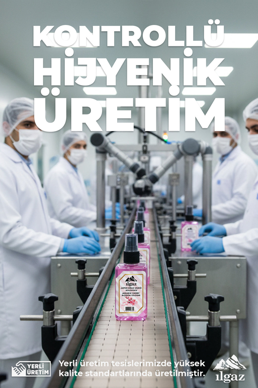 Japon Kiraz Çiçeği Kolonyası 4’lü Sprey Set | Çiçeksi ve Kalıcı Koku - 4x50 ml