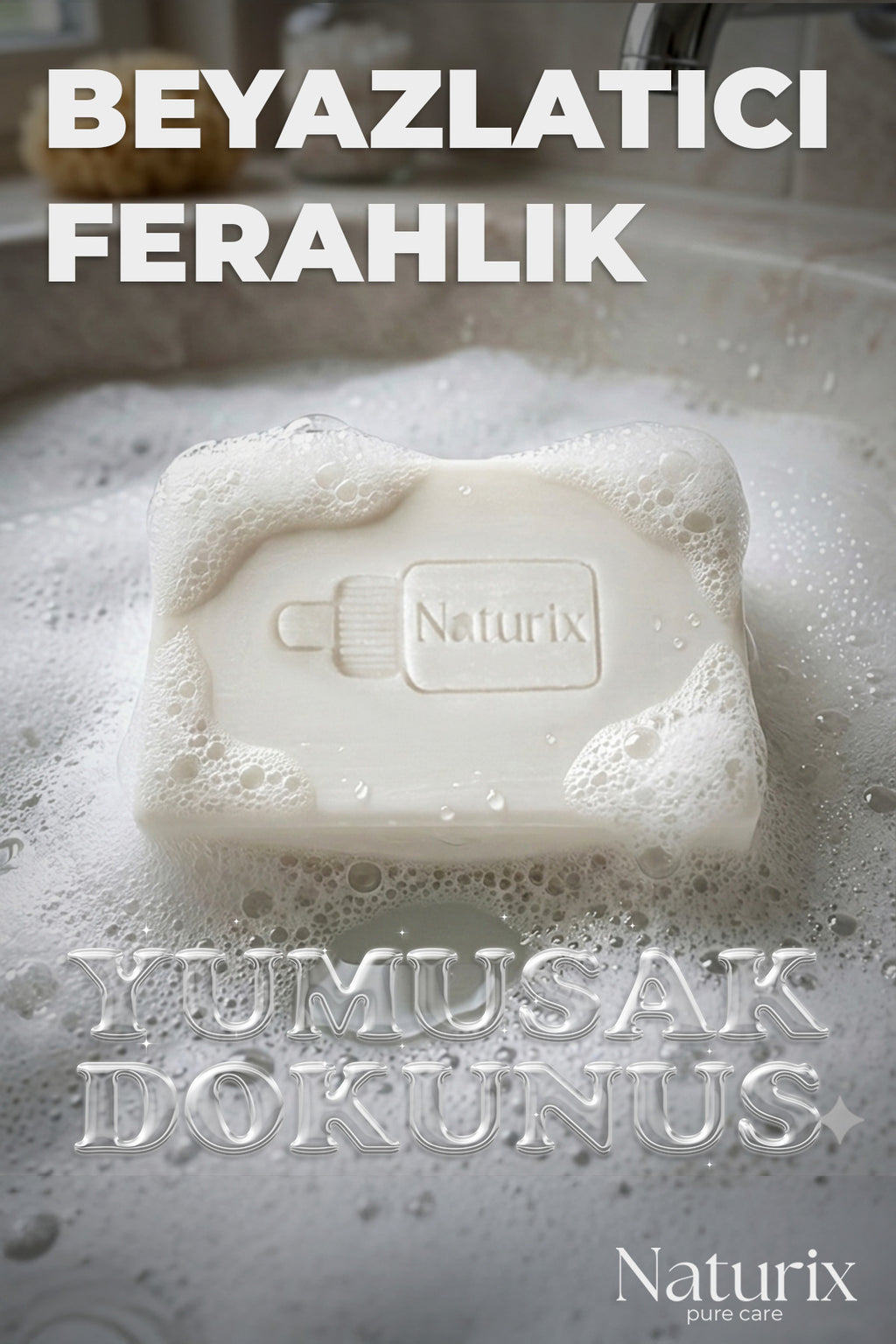 Doğal Lavanta Yağlı Beyazlatıcı Sabun - 100Gr