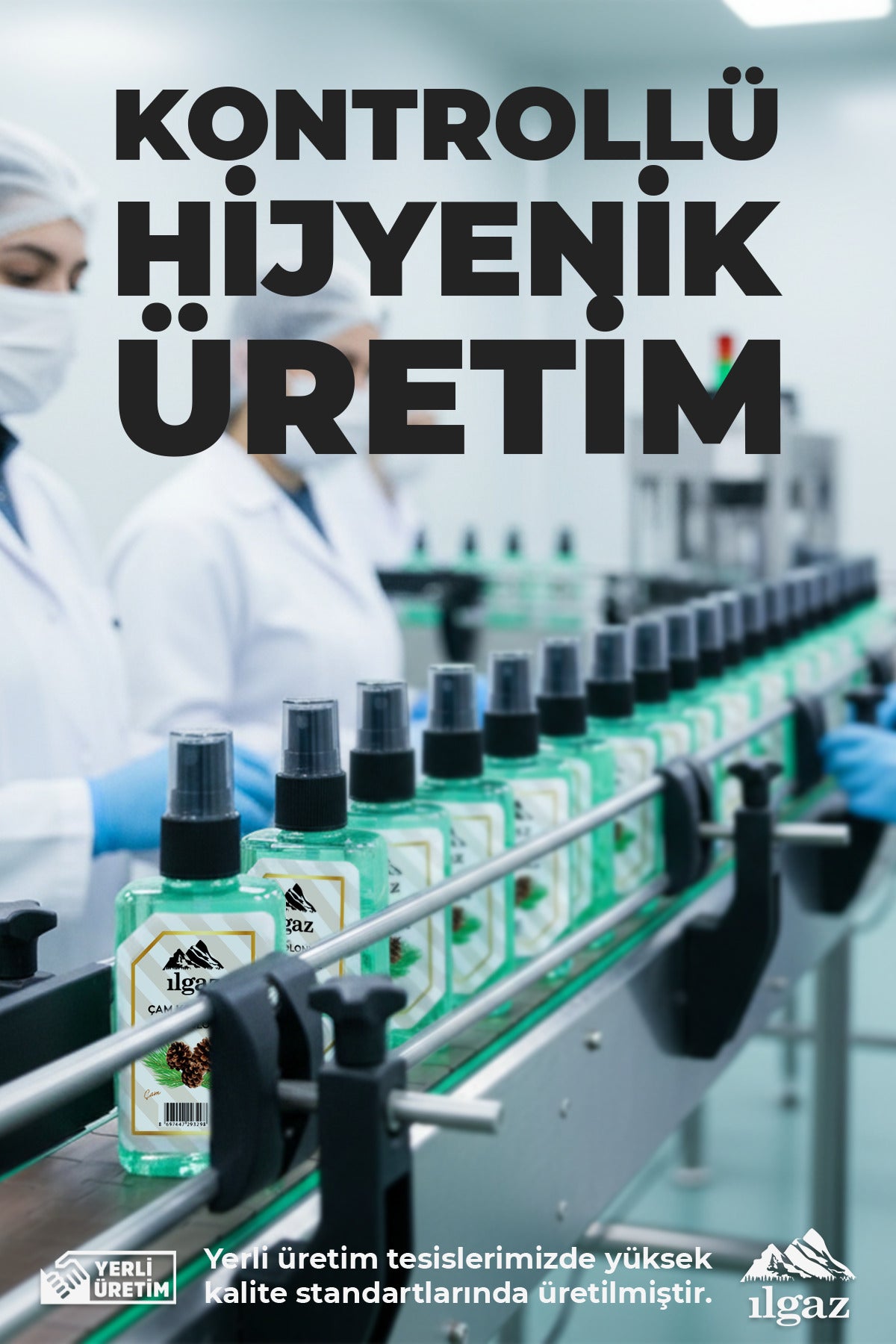 Çam Kolonyası 4'lü Sprey Set | Günlük Ferahlatıcı Kolonya - 4x50 ml