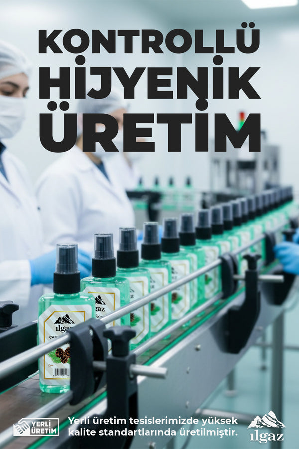 Çam Kolonyası 4'lü Sprey Set | Günlük Ferahlatıcı Kolonya - 4x50 ml