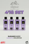 Lavanta Kolonyası 4'lü Set 80 Derece 400 ml | Elegance Series