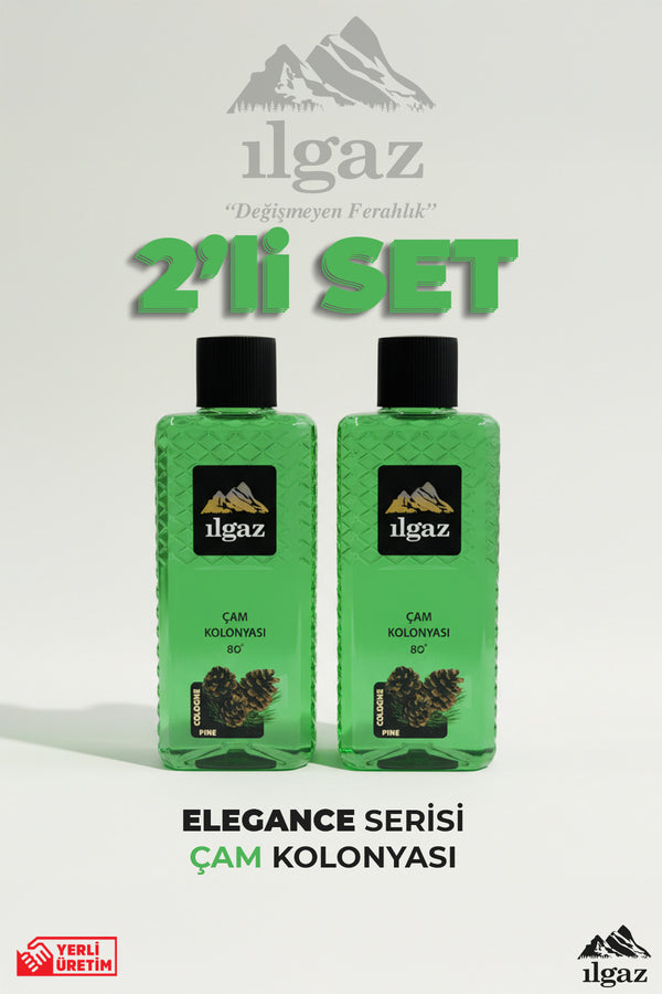 Çam Kolonyası 2'li Set 80 Derece 400 ml | Elegance Series