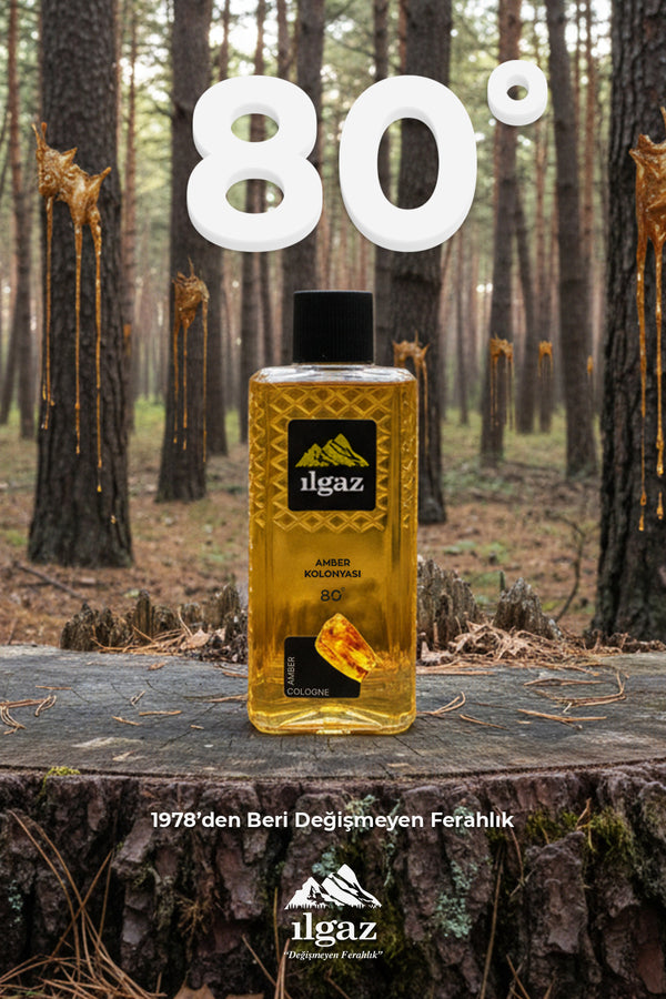 Amber Kolonyası 4'lü Set 80 Derece 400 Ml | Elegance Series