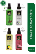 Çam & Beyaz Zambak & Limon & Japon Kiraz Çiçeği Kolonyası 150 ml - Elegance Series 4'lü Kolonya Seti