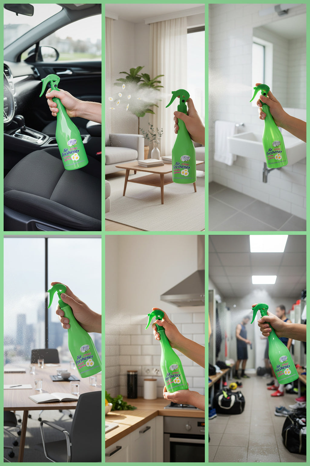Spring Oda Spreyi 400 ml - Air Freshener Neon Beyaz Papatyalar Ortam Kokusu